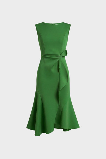 Women's Sleeveless Midi Dress | Draped