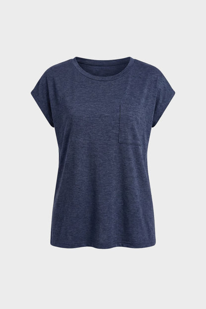 Women's Short Sleeve Round Neck T-Shirt | Loose Fit