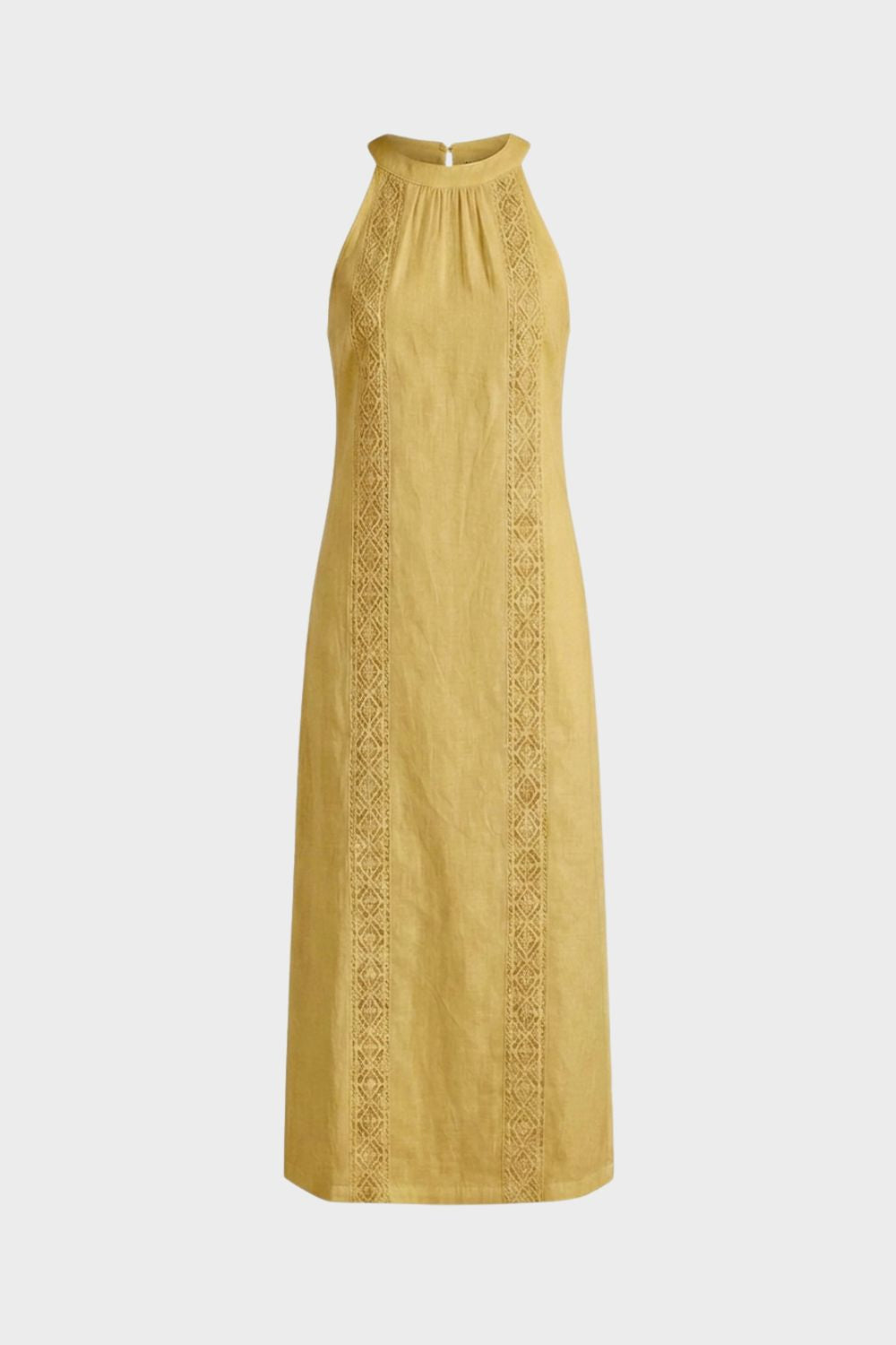 Women's Sleeveless High Neck Dress | Maxi