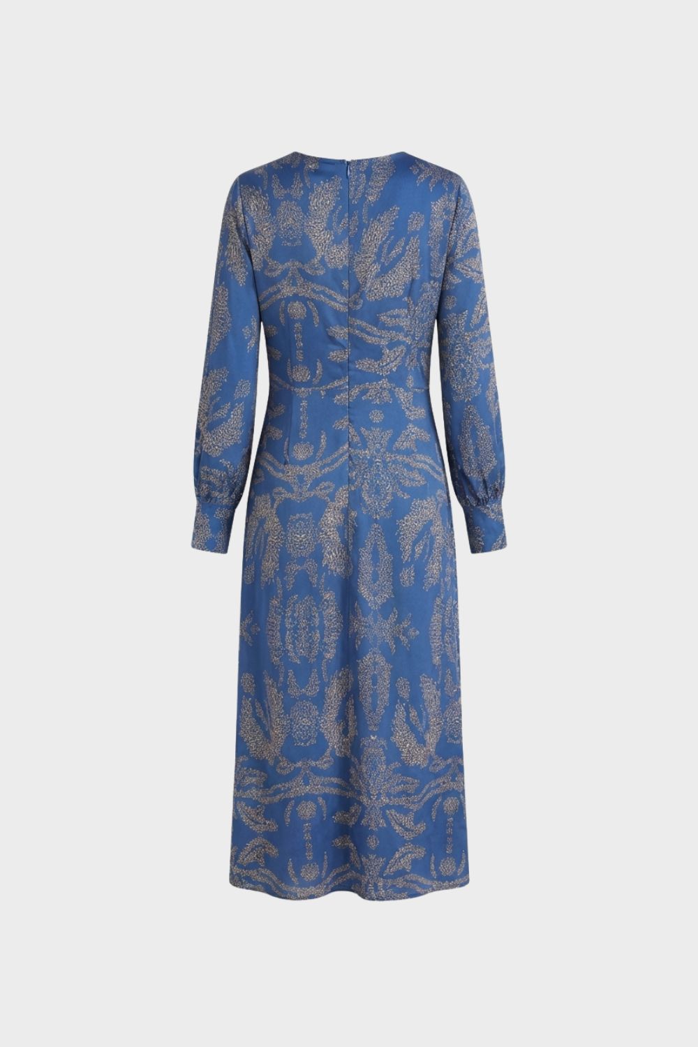 V-Neck Wrap Midi Dress for Women