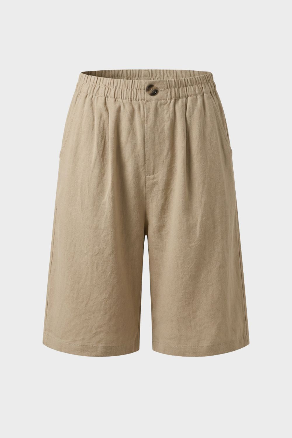 Women's Loose Fit Mid Waist Shorts | Wide Leg