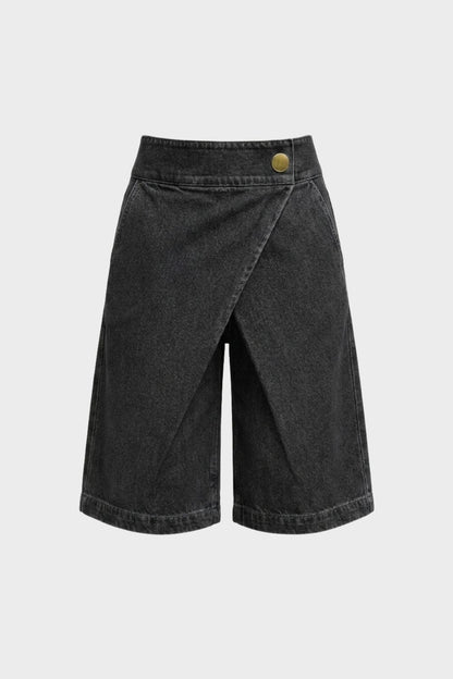 Women's High Waist Button Front Shorts | Everyday Wear