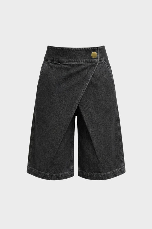 Women's High Waist Button Front Shorts | Everyday Wear