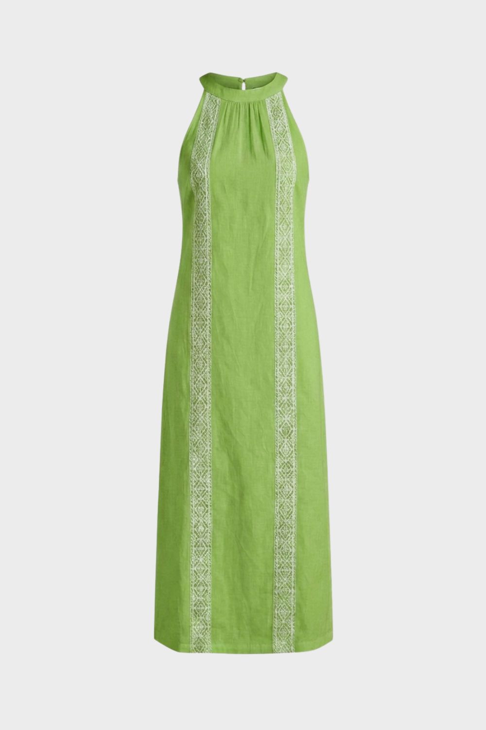 Women's Sleeveless High Neck Dress | Maxi