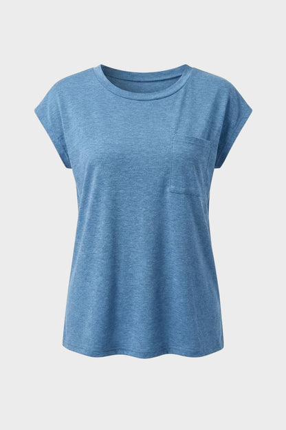 Women's Short Sleeve Round Neck T-Shirt | Loose Fit