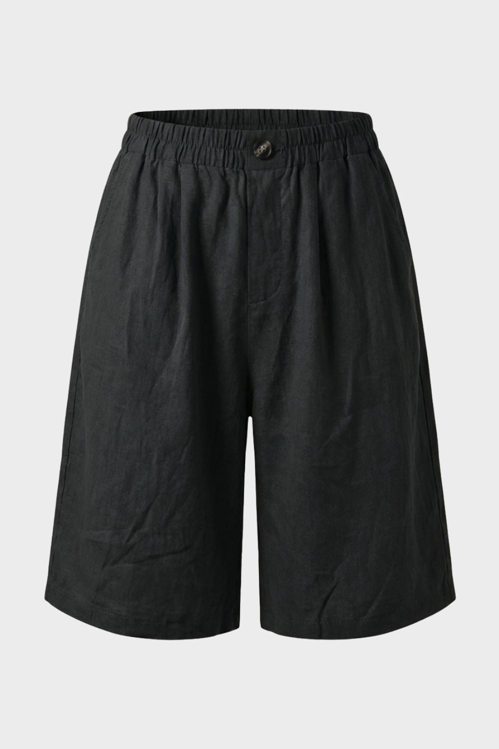 Women's Loose Fit Mid Waist Shorts | Wide Leg