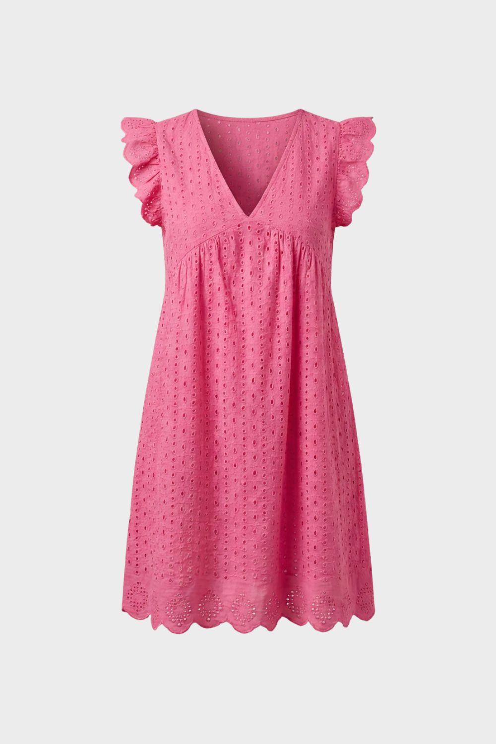 Women's V Neck Cap Sleeve | Mini Dress
