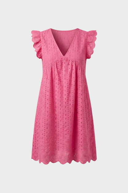 Women's V Neck Cap Sleeve | Mini Dress
