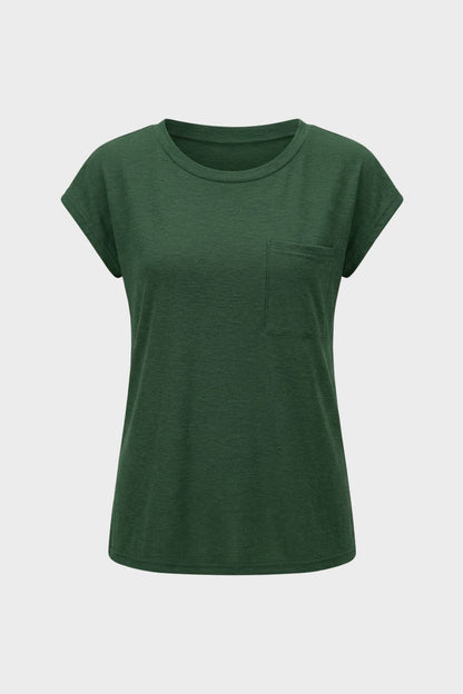 Women's Short Sleeve Round Neck T-Shirt | Loose Fit