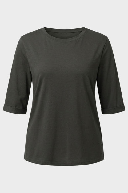 Women's Short Sleeve Round Neck T-Shirt | Casual Style