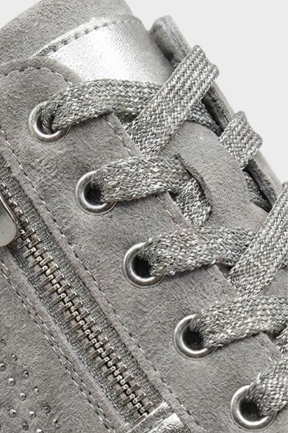 Women's Zip and Lace Sneakers