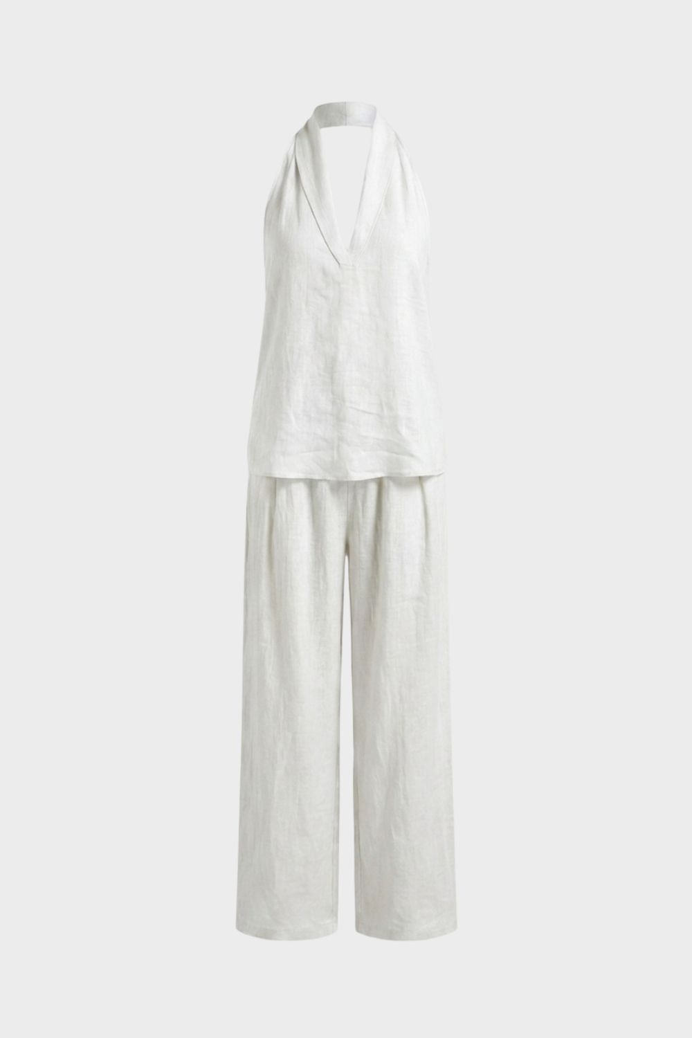Women's Sleeveless Loose Fit Top and Pants Set | Summer Look