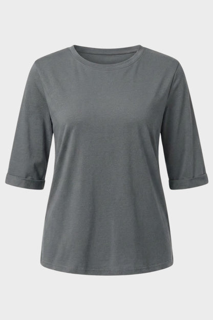 Women's Short Sleeve Round Neck T-Shirt | Casual Style
