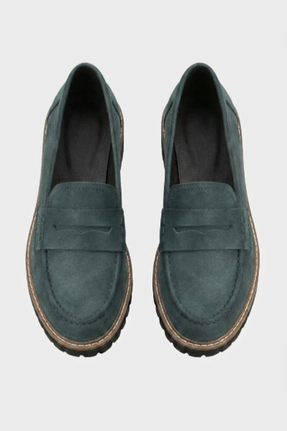 Women's Profile Sole Loafers with Decorative Tab
