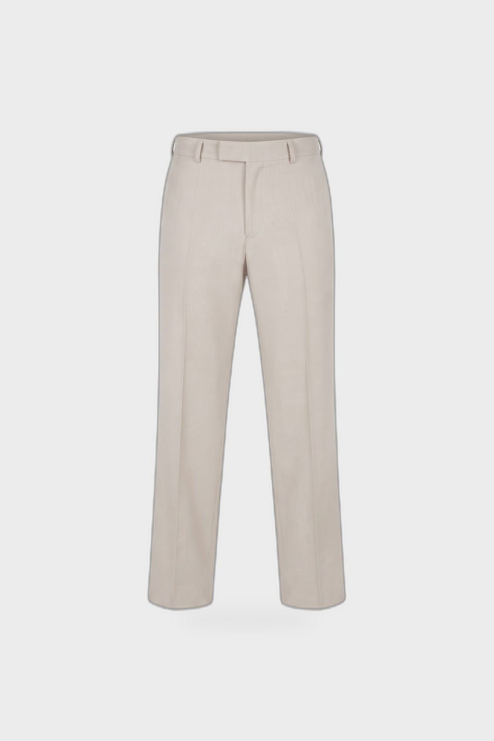 Men's High-Waist Suit Trousers | Wide Leg — Cream — product view