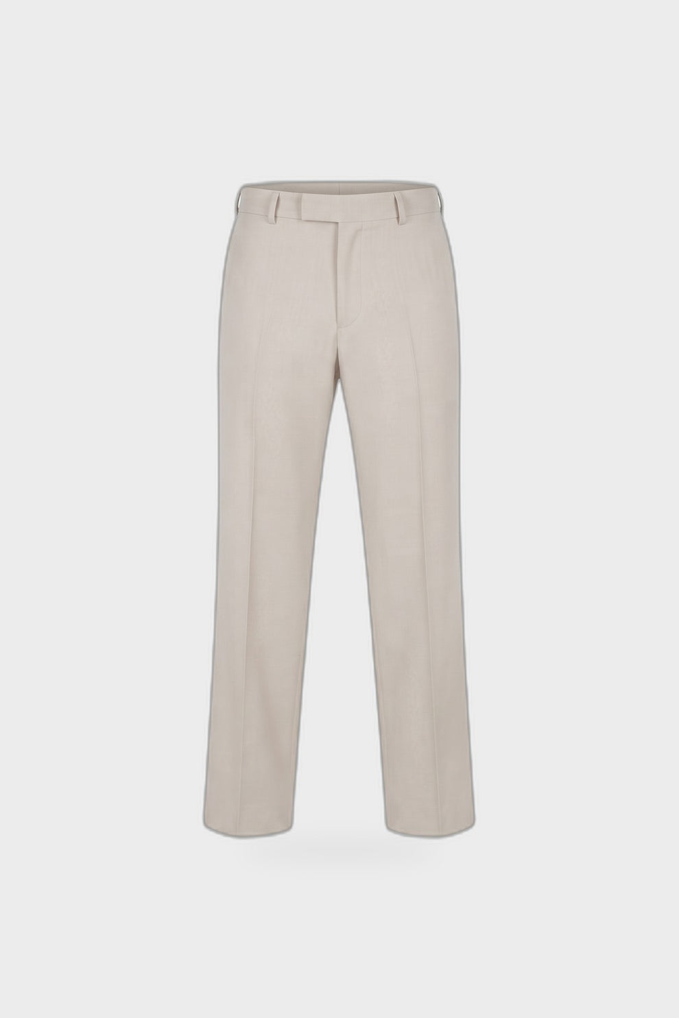 Men's High-Waist Suit Trousers | Wide Leg — Cream — product view