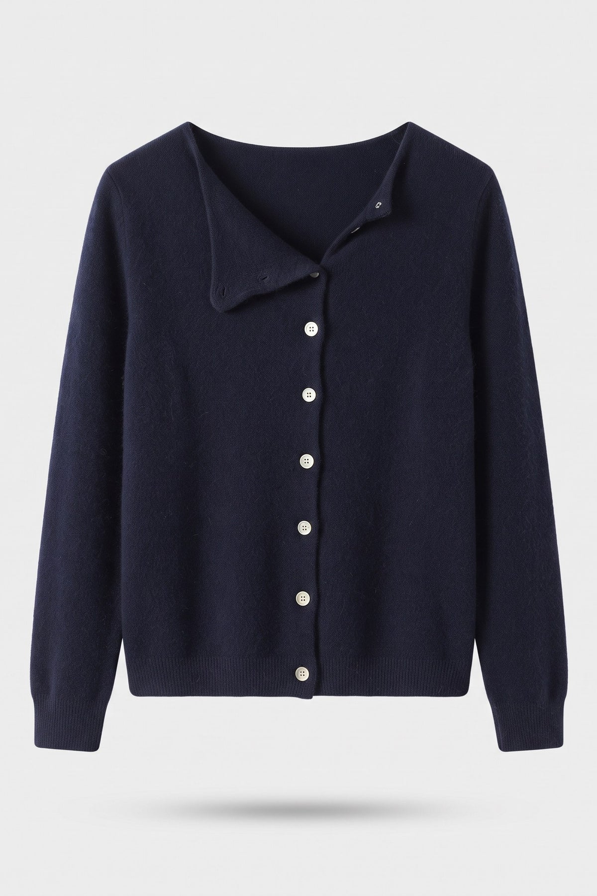 Women's Cardigan Sweaters | Button Front — Dark Blue — packshot