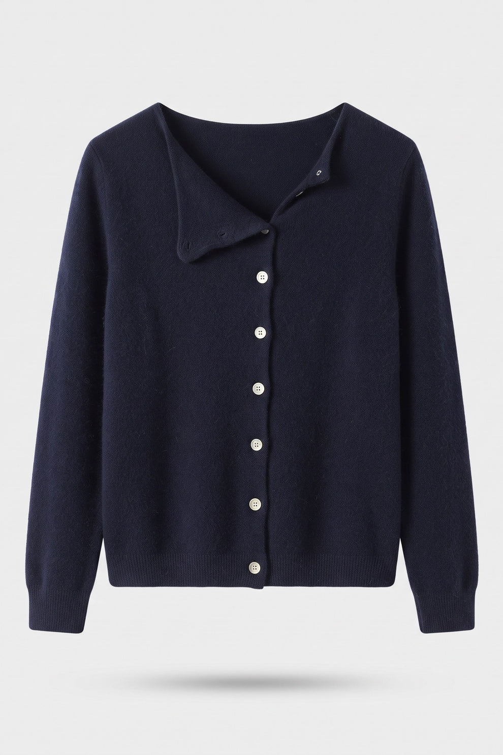 Women's Cardigan Sweaters | Button Front — Dark Blue — packshot