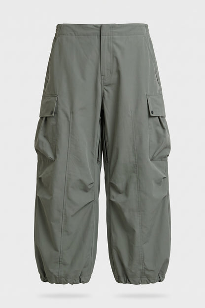 Men's Baggy Cargo Pants | Wide-Leg — Green — packshot