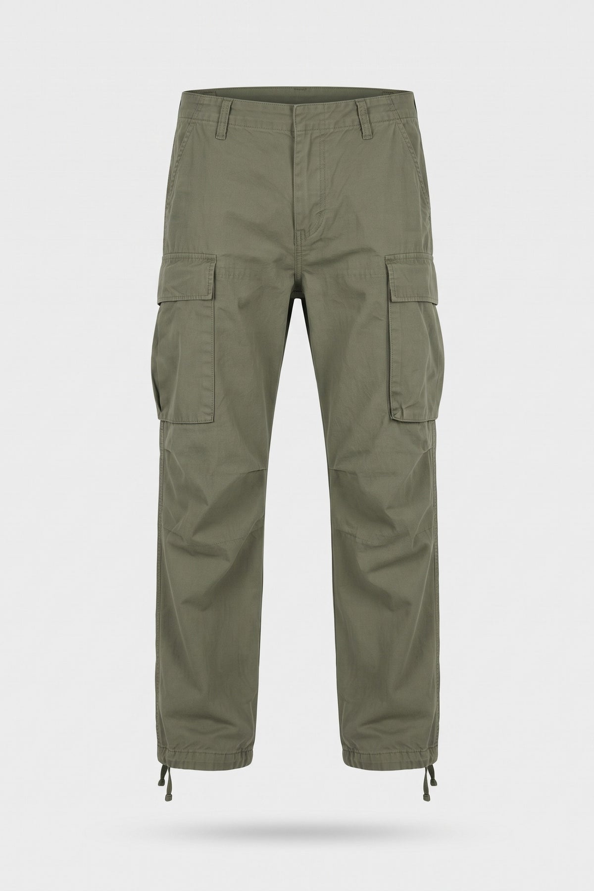 Men's Cargo Pants | Drawstring Ankle Cuffs — Green — packshot