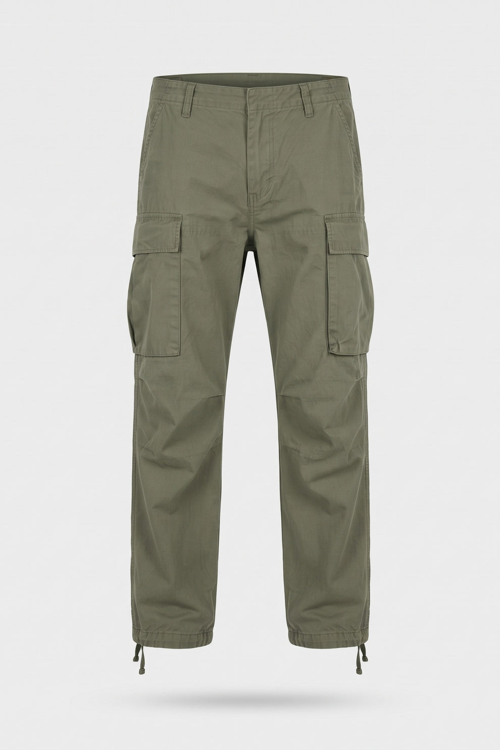 Men's Cargo Pants | Drawstring Ankle Cuffs — Green — packshot