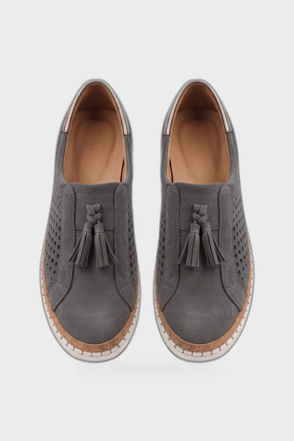 Women's Slip-On Sneaker | Tassel Detail — Green — product view