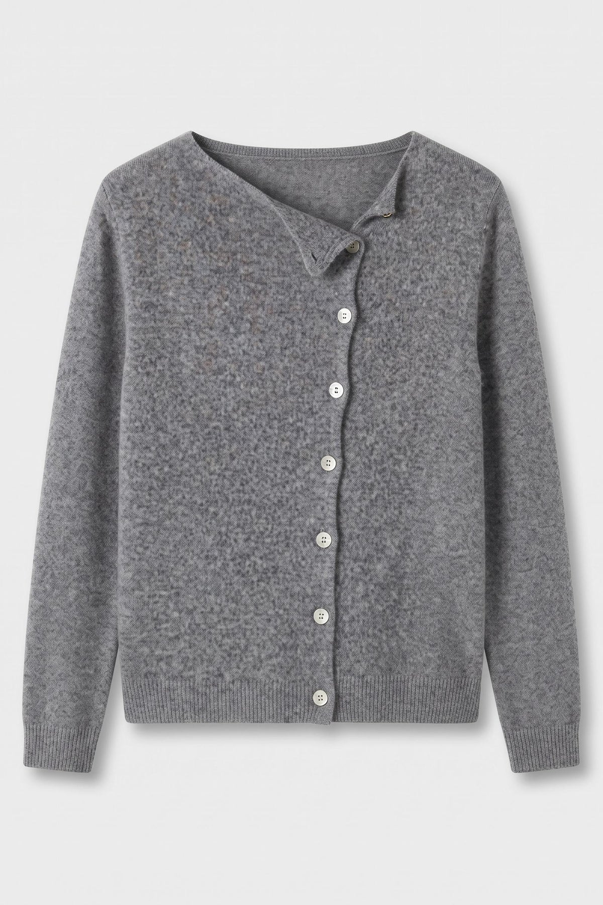 Women's Cardigan Sweaters | Button Front — Grey — packshot