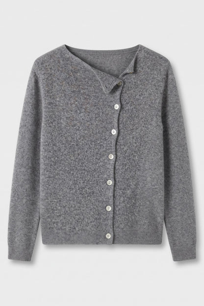 Women's Cardigan Sweaters | Button Front — Grey — packshot