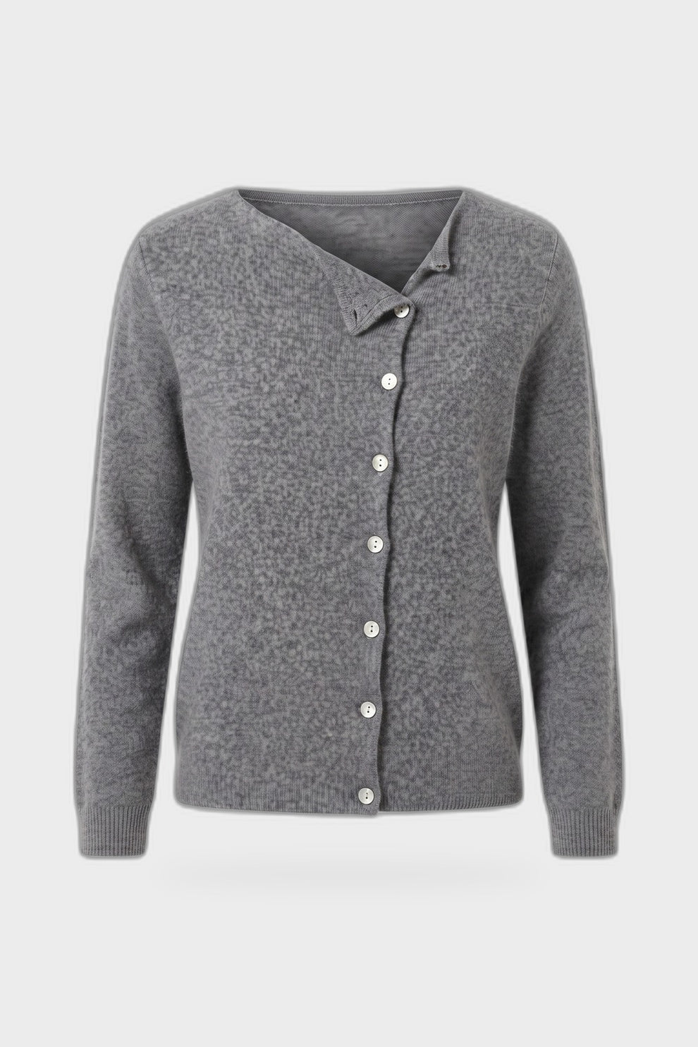Women's Cardigan Sweaters | Button Front — Grey — product view