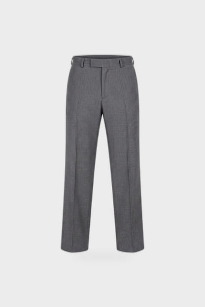 Men's High-Waist Suit Trousers | Wide Leg — Grey — product view