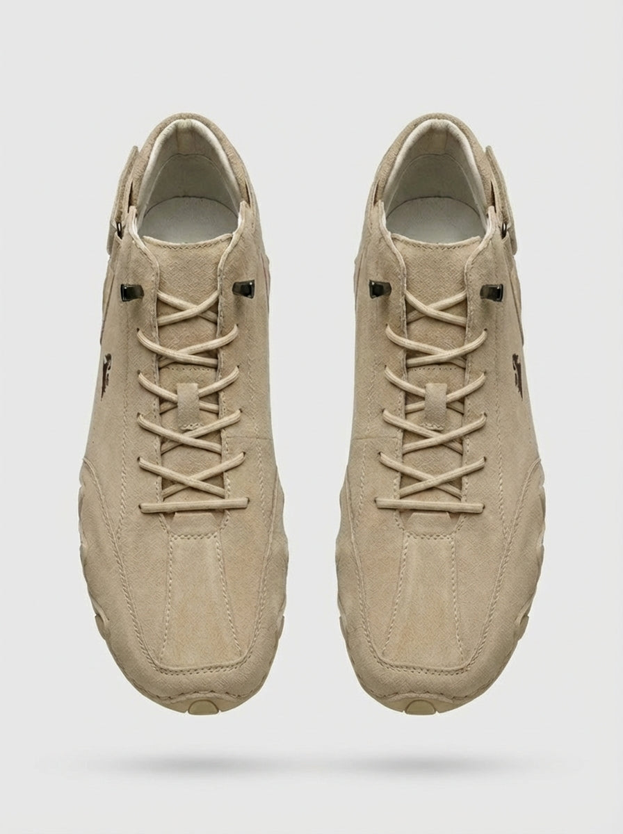 Men's Laced Sneakers with Profile Sole