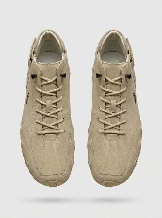 Men's Laced Sneakers with Profile Sole