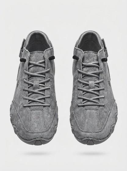 Men's Laced Sneakers with Profile Sole