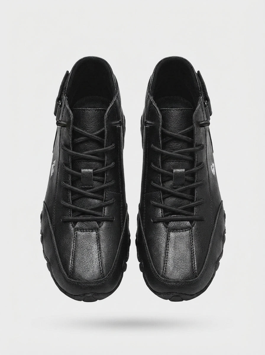 Men's Laced Sneakers with Profile Sole