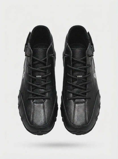 Men's Laced Sneakers with Profile Sole