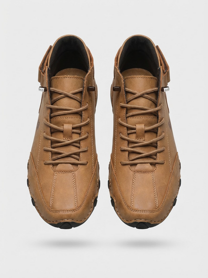Men's Laced Sneakers with Profile Sole