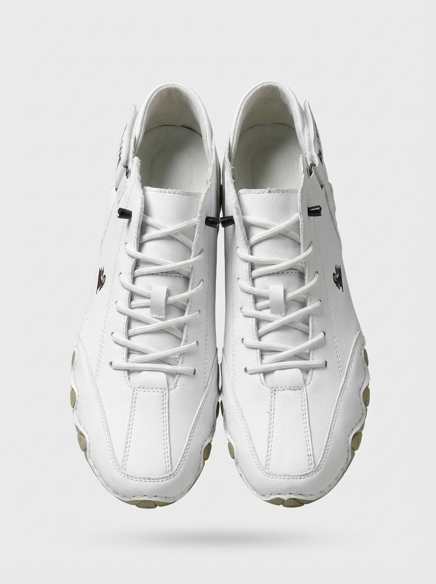 Men's Laced Sneakers with Profile Sole