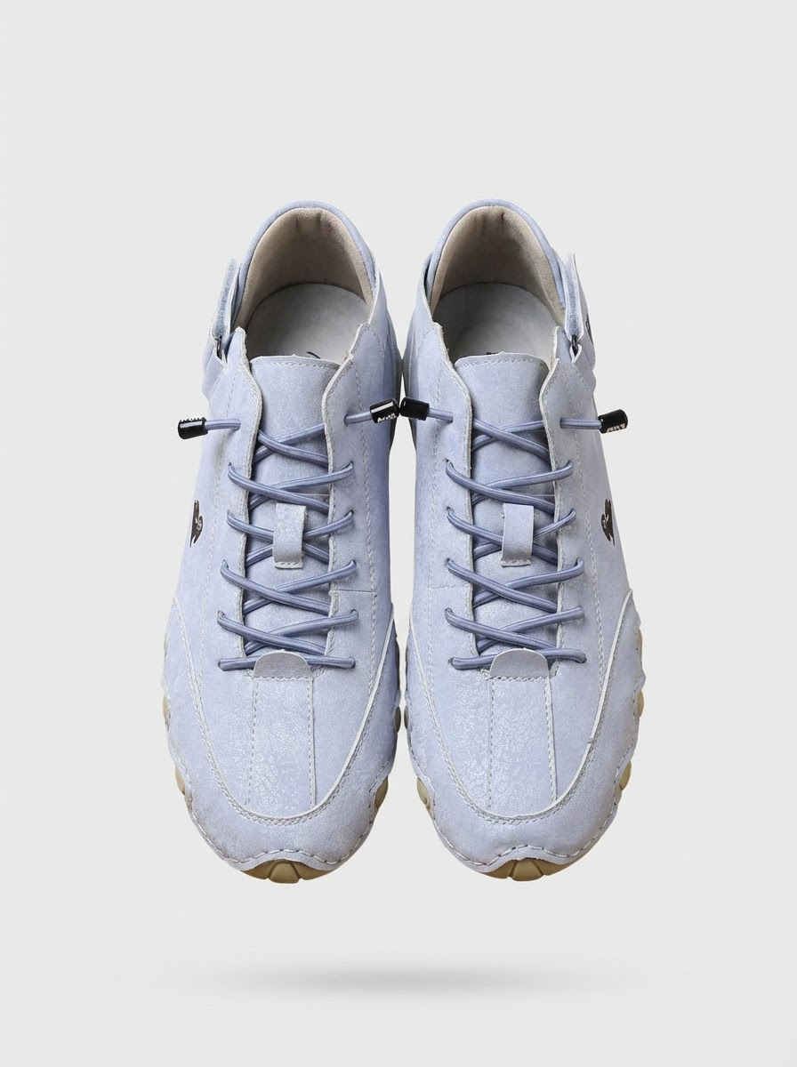 Men's Laced Sneakers with Profile Sole