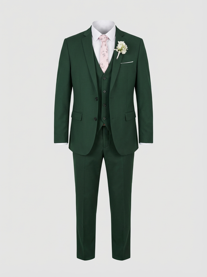 Men's 3-Piece Suit with Vest