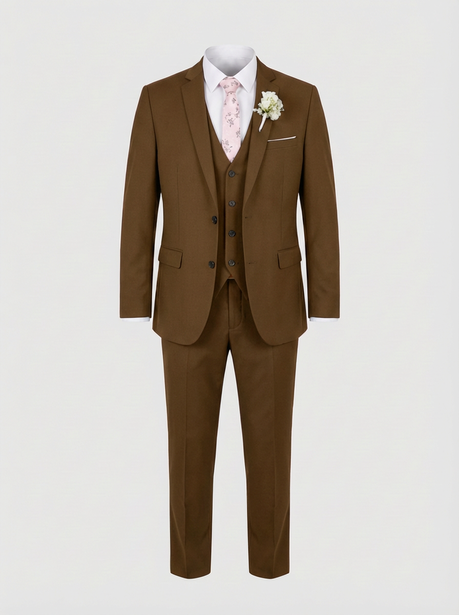 Men's 3-Piece Suit with Vest