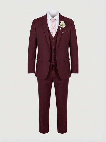 Men's 3-Piece Suit with Vest