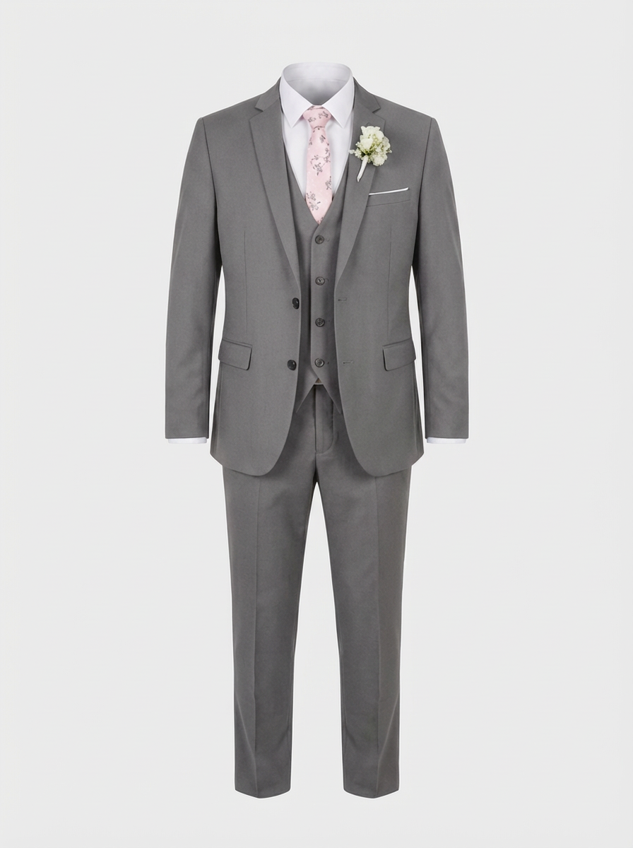 Men's 3-Piece Suit with Vest