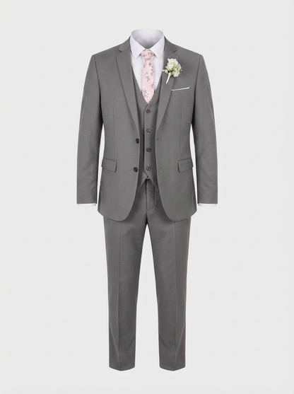 Men's 3-Piece Suit with Vest