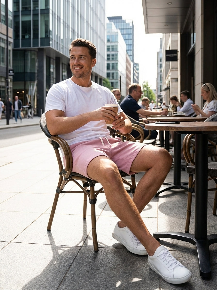 Men's Drawstring Waistband Sweat Shorts