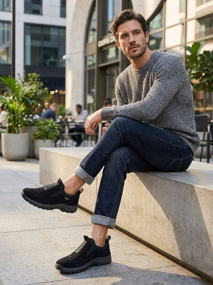 Men's Slip-On Sneakers with Profile Sole