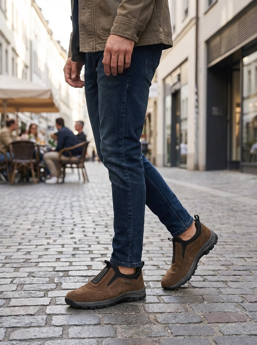 Men's Slip-On Sneakers with Profile Sole
