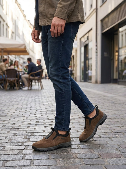 Men's Slip-On Sneakers with Profile Sole