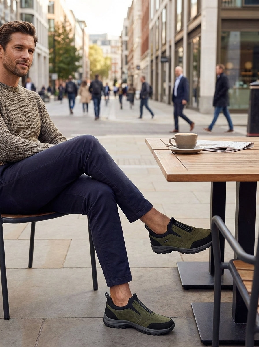 Men's Slip-On Sneakers with Profile Sole