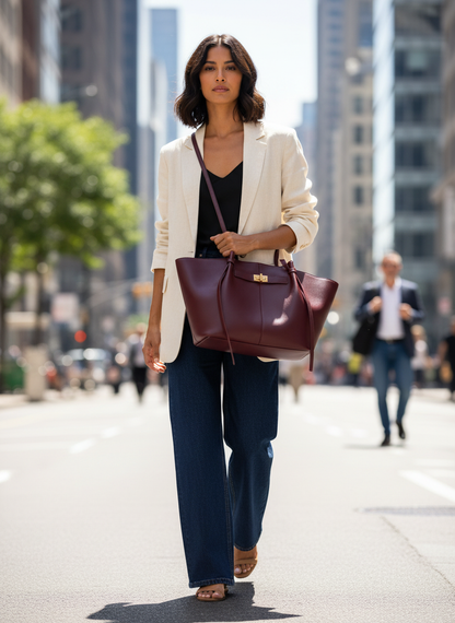 Women's Shoulder Strap Shopper Handbag