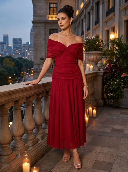 Women's Bardot Maxi | Twist Front